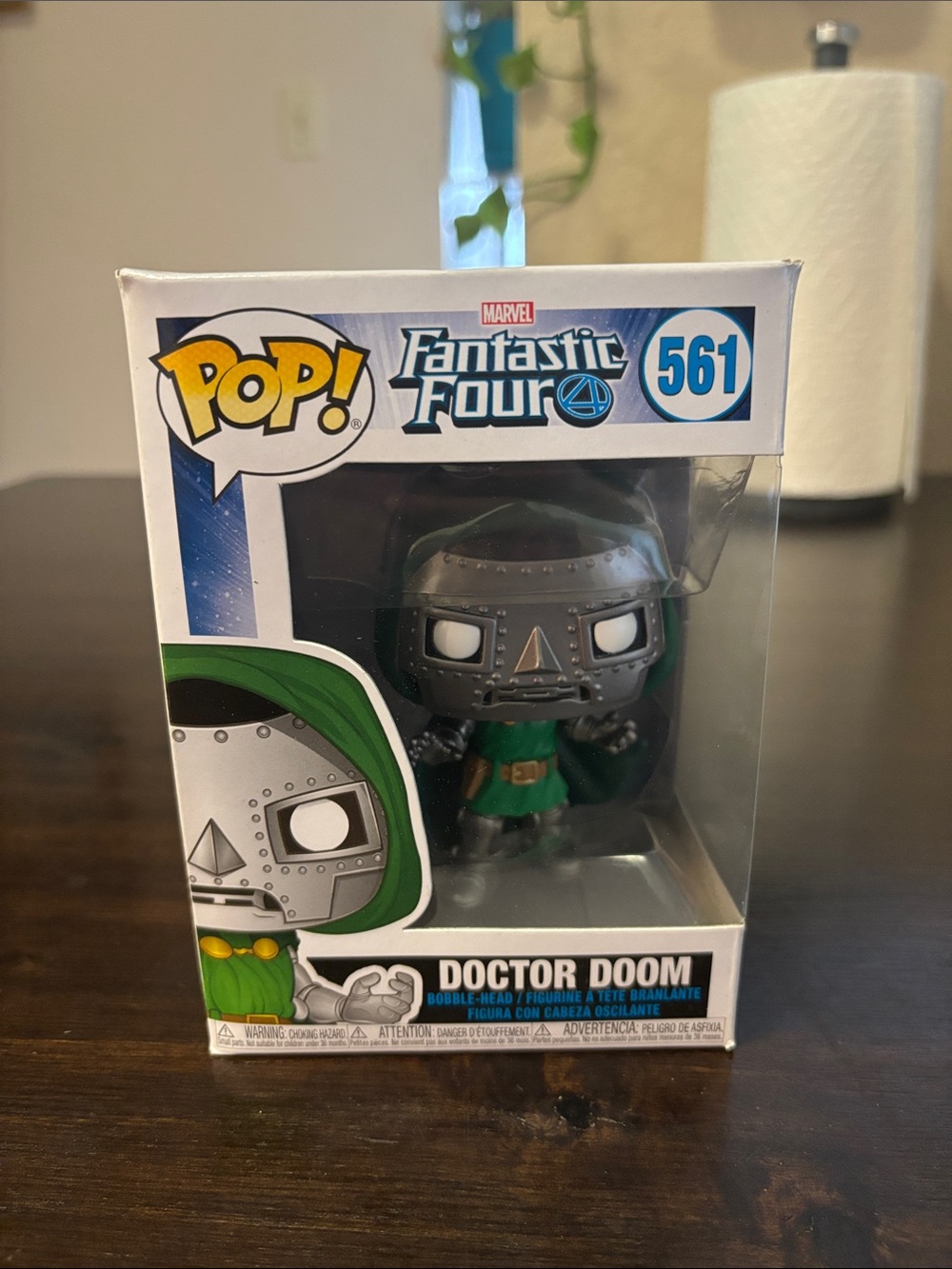 Funko Doctor Doom Pop! Vinyl Figure - Green & Silver